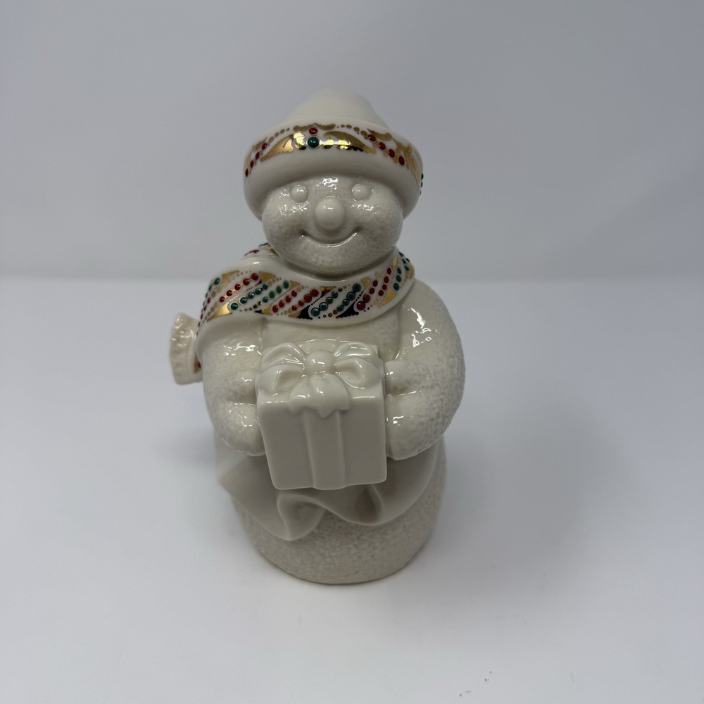Lenox China Jewels Collection Merry Berry Snowpeople Figurine 1996 Made In USA